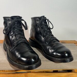 Chippewa Men’s Utility Service Work Boots 6" Leather Black Trooper 9.5 D 1901M82